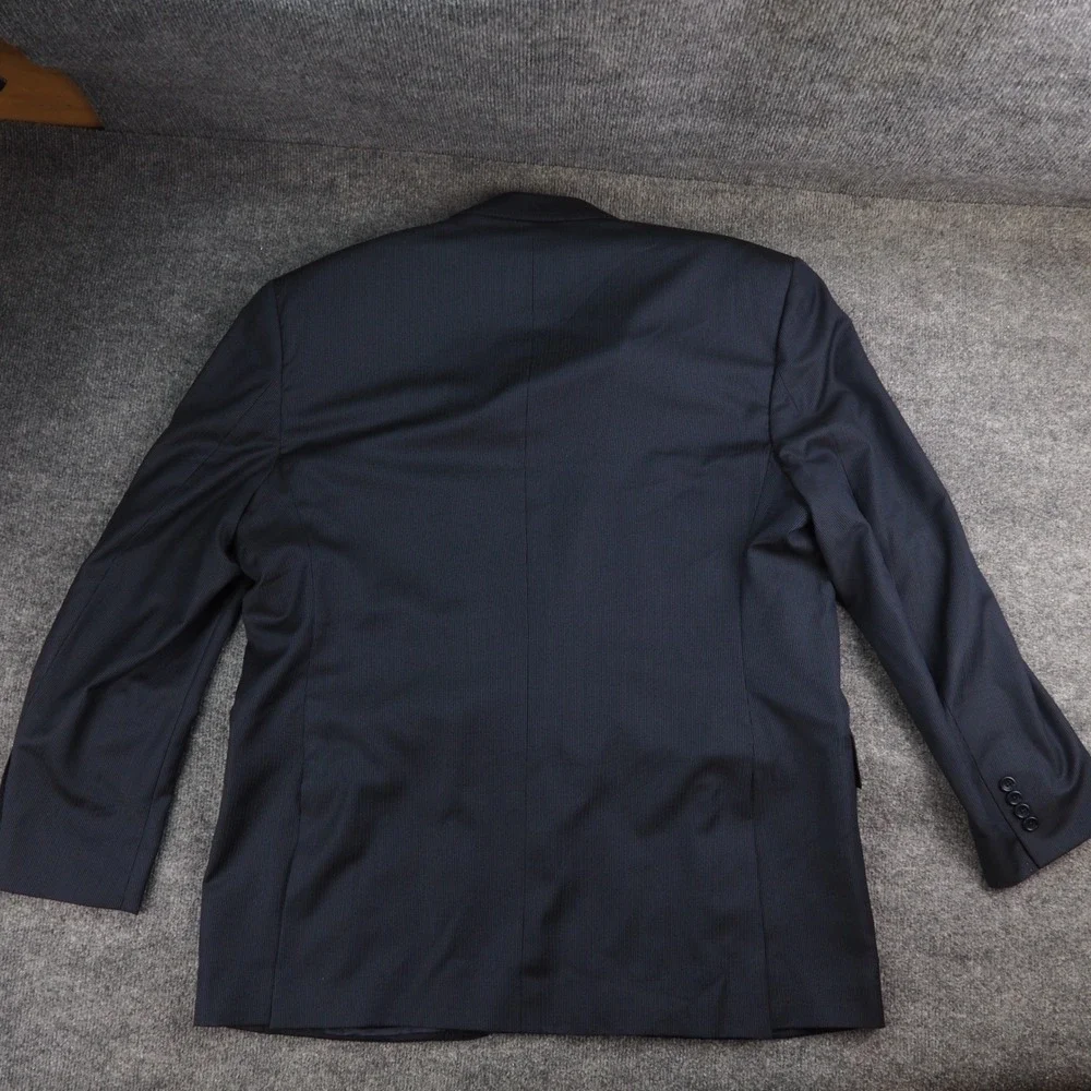 Jos A Bank Blazer Mens 38R Navy Signature Platinum Wool Italy Business Classic